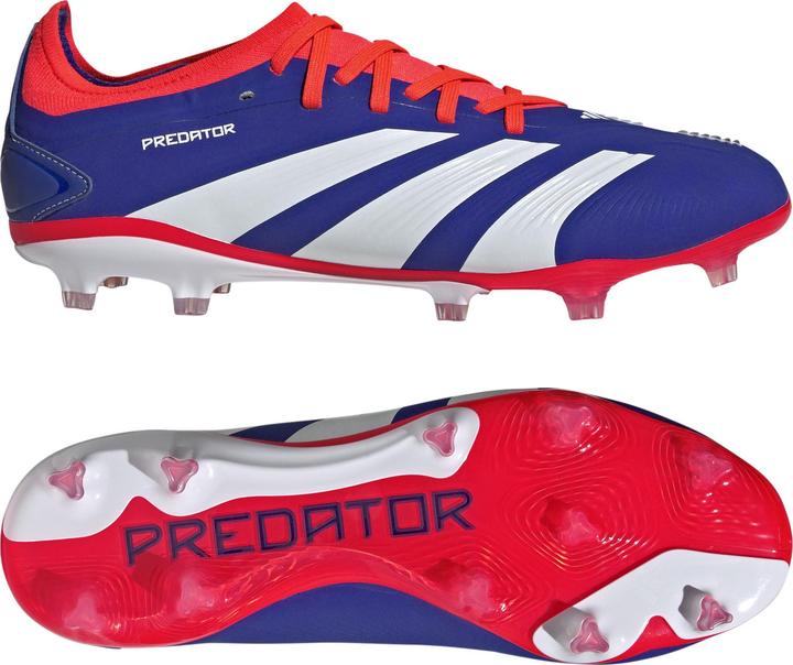 Actual product image Adidas Herren Fussballschuhe Predator PRO FG FTWR White/Solar Red/Lucid Blue 43 1/3 (43 1/3)