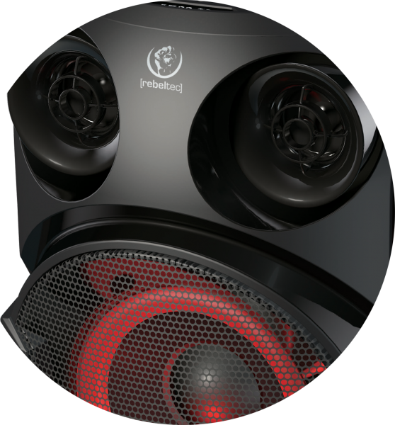 Actual product image Rebeltec Portable speaker SoundBox 630 Bluetooth karaoke speaker (4 h, Battery operated)