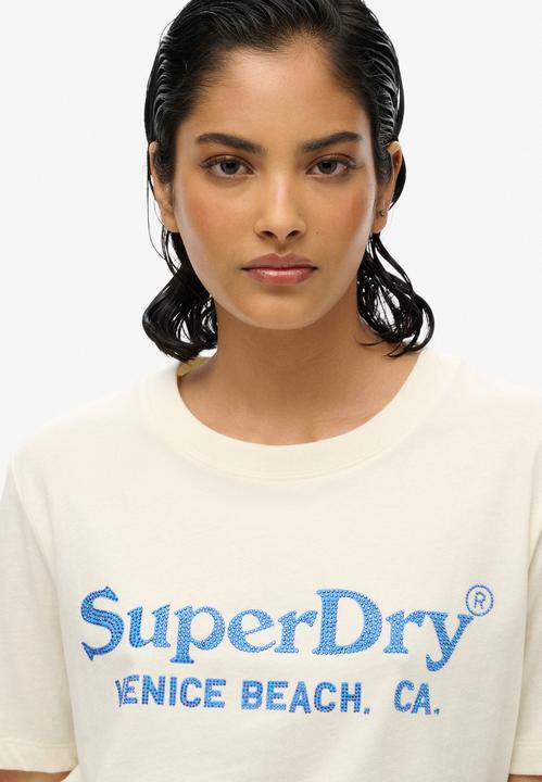 Produktbild Superdry Locker geschnittenes Venue Metallic T-Shirt (10XL)