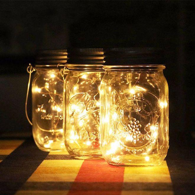 Produktbild MU Classic Solarglas mit Lichterkette