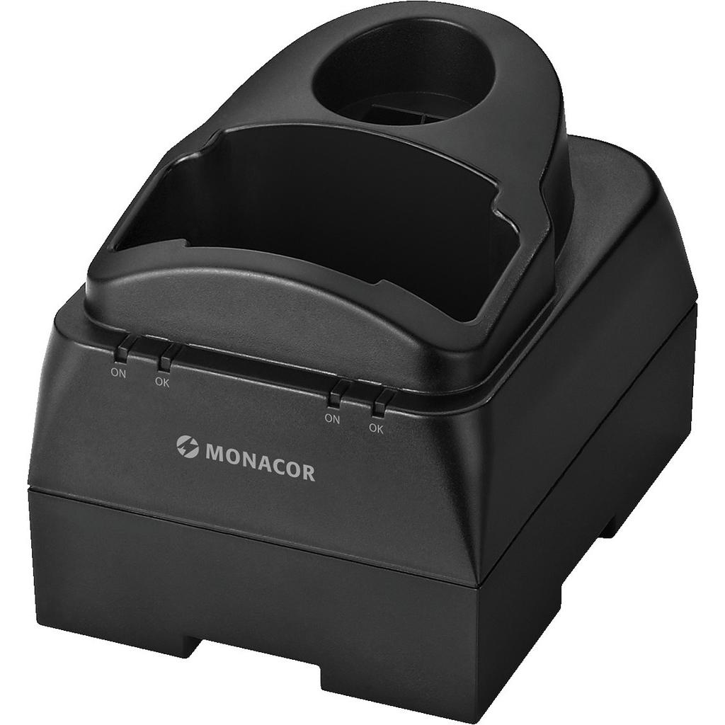 Monacor Ladestation TXA-802PS (Dockingstation), Audio Zubehör, Schwarz