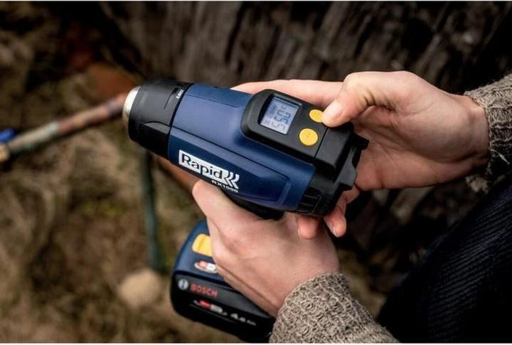 Immagine prodotto Rapid Pistola ad aria calda a batteria RX1000 18V in valigetta con batteria e caricabatterie inclusi