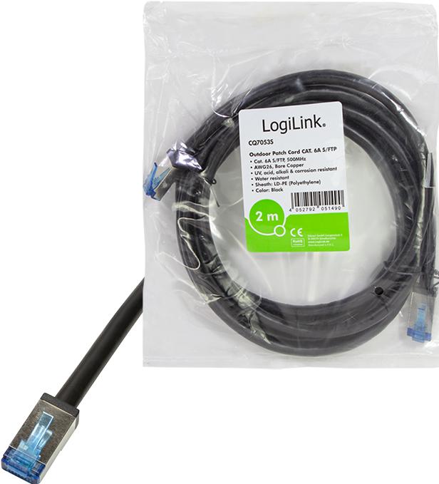 Actual product image LogiLink Network cable (S/FTP, CAT6a, 2 m)
