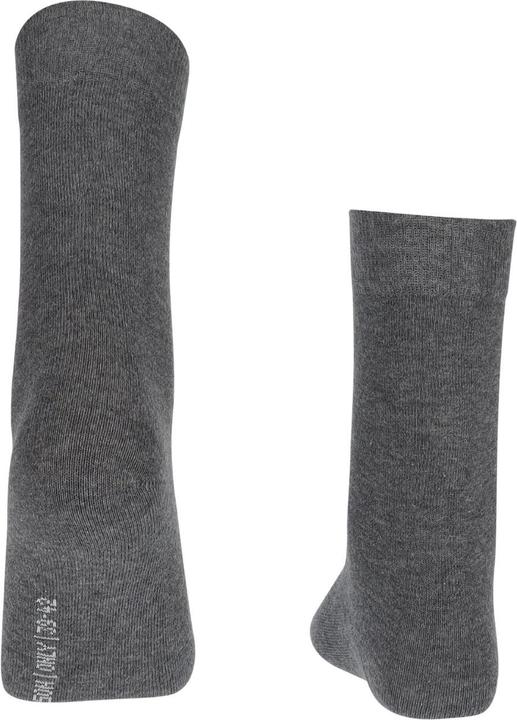 Image du produit Hudson Only Cotton (3 x 2 paires) Chaussettes hommes, couleur 550 grau mel., taille 43-46 (Une unité par pack, 43 - 46)