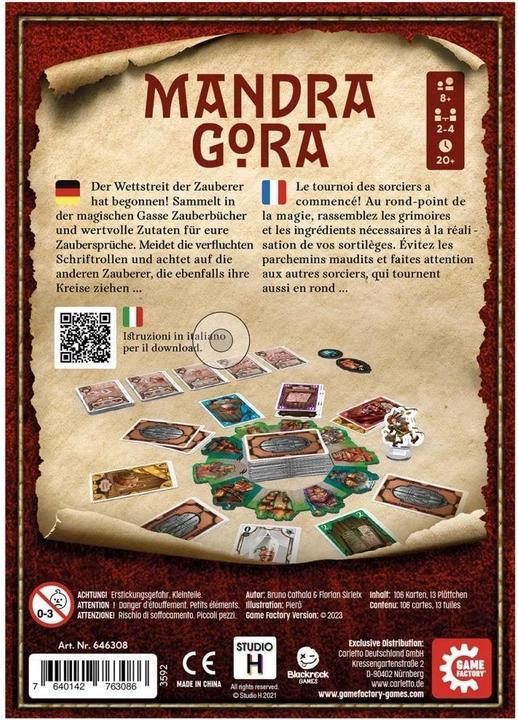 Productafbeelding Game Factory Mandragora (mult) (Duits, Frans, Italiaans)