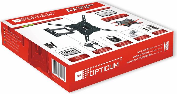 Image du produit Opticum RED Support TV mural Flexi Maxx (Mur, 52", 25 kg)