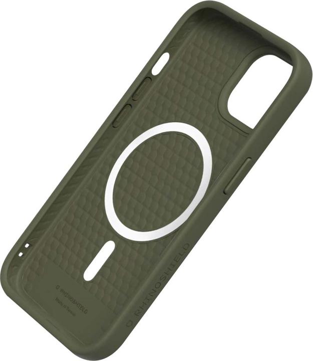 Actual product image RhinoShield SolidSuit iPhone 16 Plus Classic Seaweed Green (Apple iPhone 16 Plus)