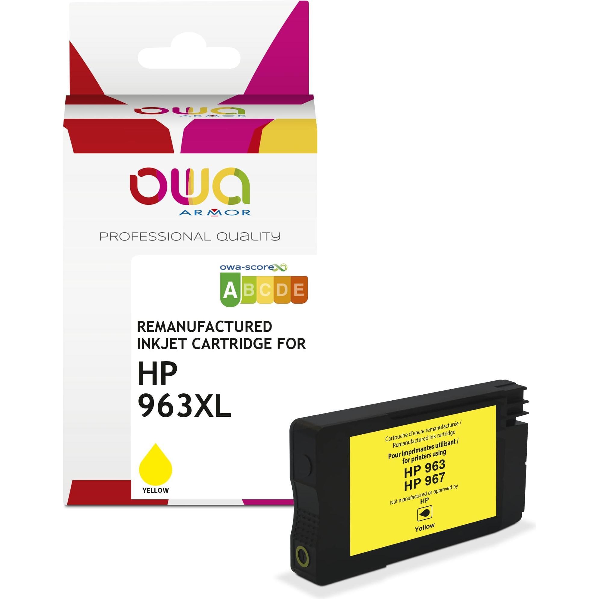 Armor OWA, Cartucce, OWA ARMOR ink pro HP 3JA29AE,(963XL),žlutá/yellow