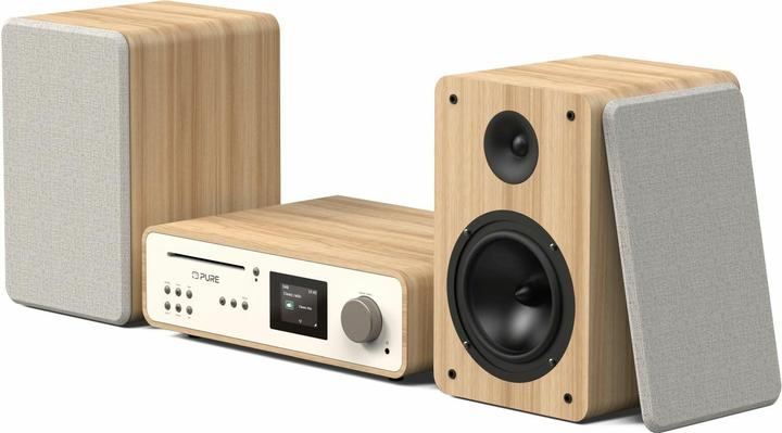 Pure Stéréo classique (Bluetooth, WiFi, Lecteur de CD, Spotify Connect, 2x 50 W)