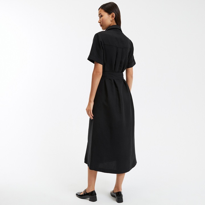 Produktbild La Redoute Collections Blusenkleid Signature OPHELIE aus Lyocell und Leinen (36)