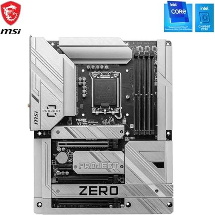 Image du produit MSI Z790 PROJET ZÉRO (LGA 1700, Intel Z790, ATX)