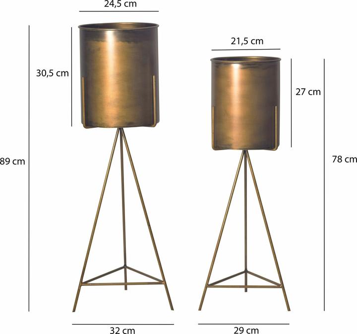Produktbild FineBuy Pflanzenkübel Set (32 cm)