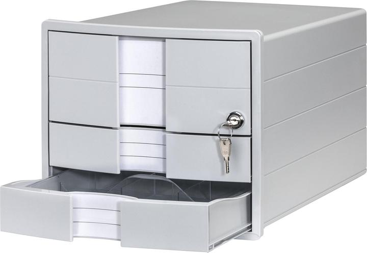 Produktbild Han IMPULS 1018-11 Schubladenbox Grau DIN A4, DIN C4 Anzahl der Schubfächer: 3 (A4, C4)