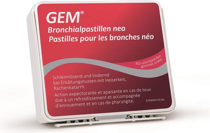 Produktbild GEM Bronchialpastillen neo Ds 40 Stk (40 Stk.)