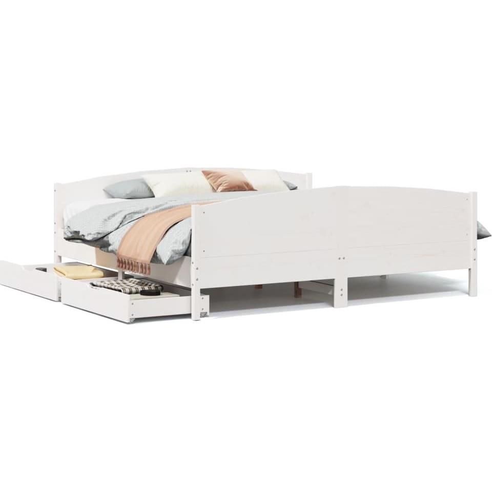 VidaXL, Bett, Bett ohne Matratze 160x200 (160 x 200 cm)