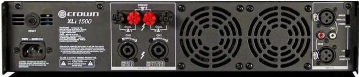 Crown Power amplifier XLi 1500, Signal processing: Analogue, Impedance: 8?