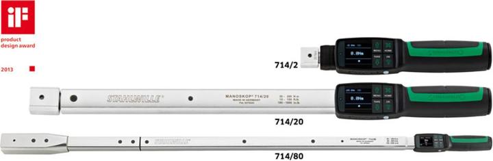 Produktbild Stahlwille Drehmomentschlüssel Manoskop 714 Gr. 4 Messbereic (4 Nm, 40 Nm)