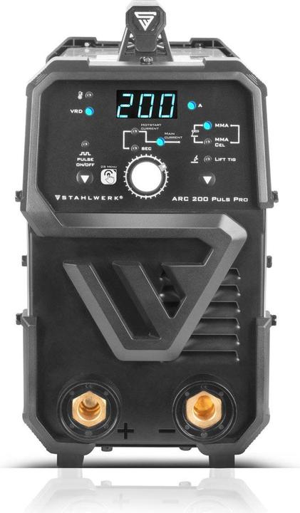 Produktbild Stahlwerk Schweissgerät ARC 200 Puls Pro MMA E Hand Lift TIG Pulsfunktion 200 A