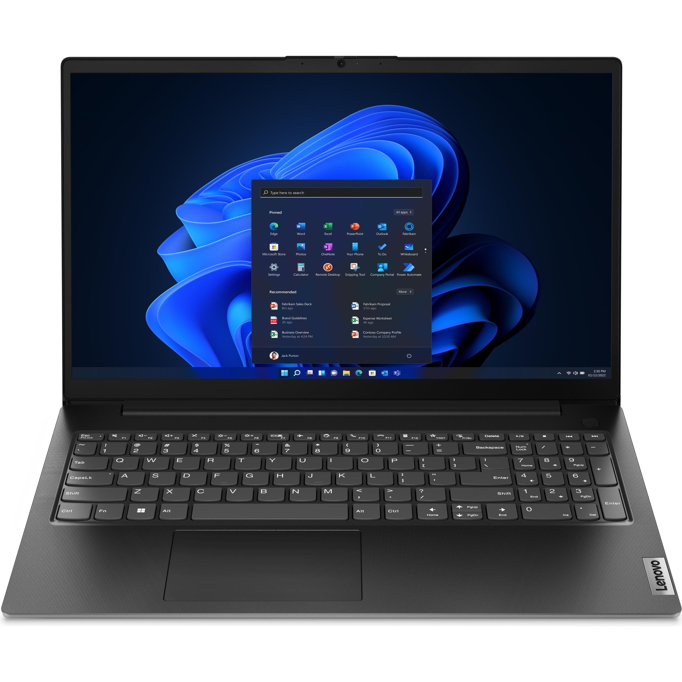 Lenovo V15 Gen 4 (15.60", Intel Core i5-13420H, 16 GB, 512 GB, DE), Notebook, Schwarz