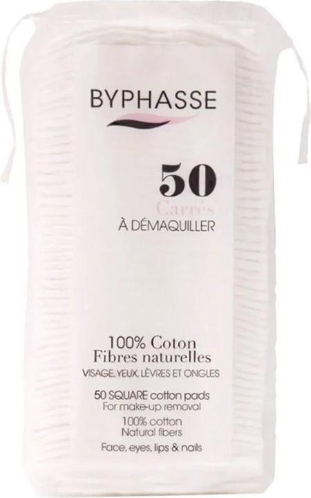 Actual product image Byphasse Square Cotton Pads (50x)