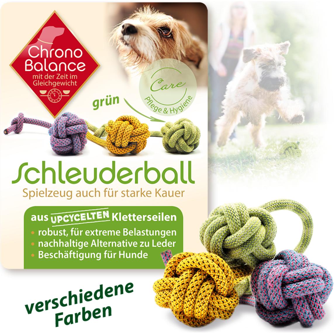 ChronoBalance Schleuderball - Grün, Hundespielzeug