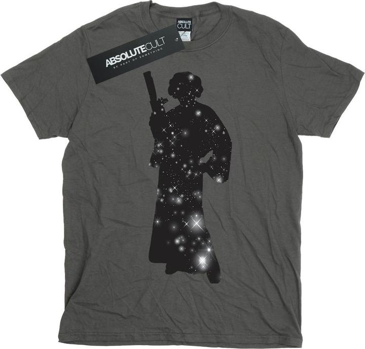 Actual product image Star Wars Mens Princess Leia Stars T-Shirt (M)