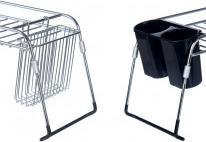 Image du produit Kinvara double range-couverts support d'évier en métal