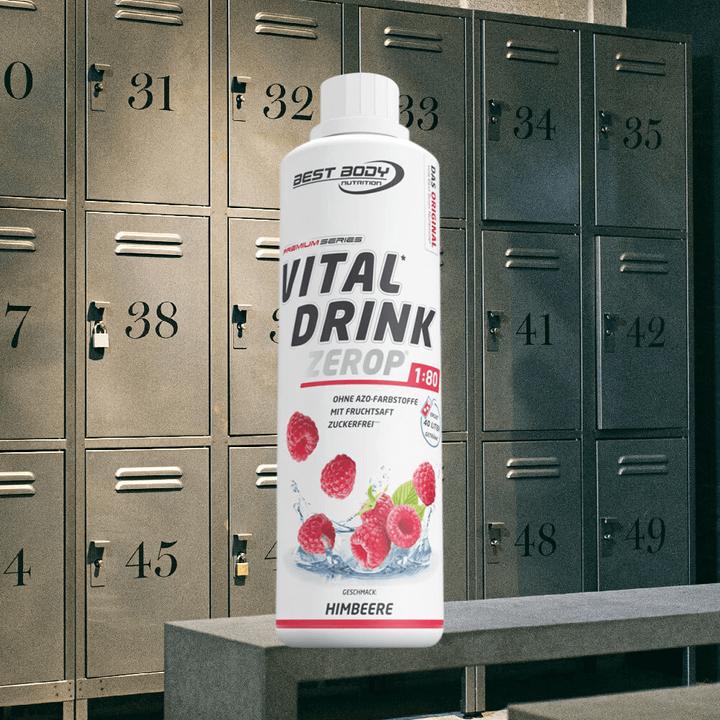 Actual product image Best Body Nutrition Low Carb Vital Drink (Raspberry, 1 x)