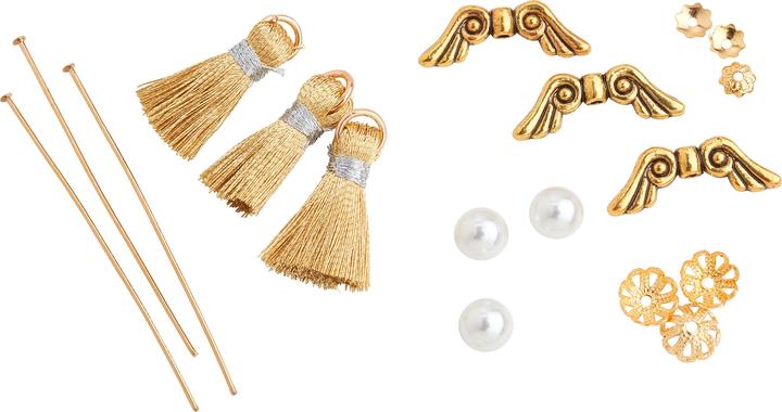 Produktbild Pracht Bastel-Set "Quastenengel", 3er-Set (Metall)