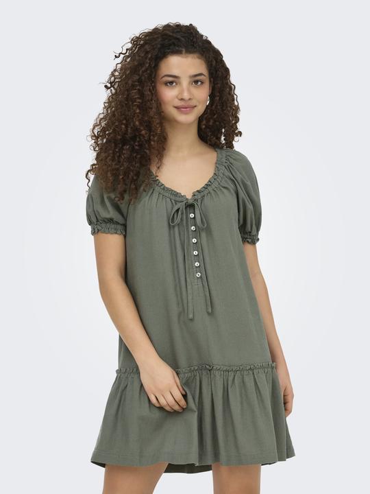 Image du produit Only ONLGOA Leinen Kurzes Kleid Kleid (M)