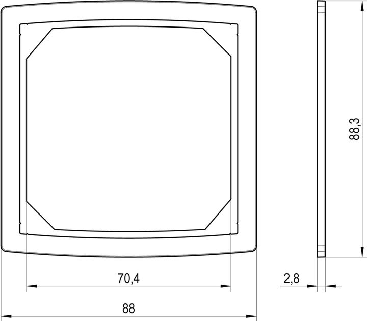 Actual product image ALRE Adapter frame