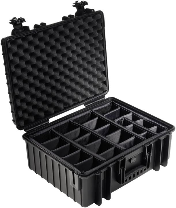 Image du produit B+W Valise Outdoor type 6000 - RPD avec compartiments (Mallette photo, 32.60 l)