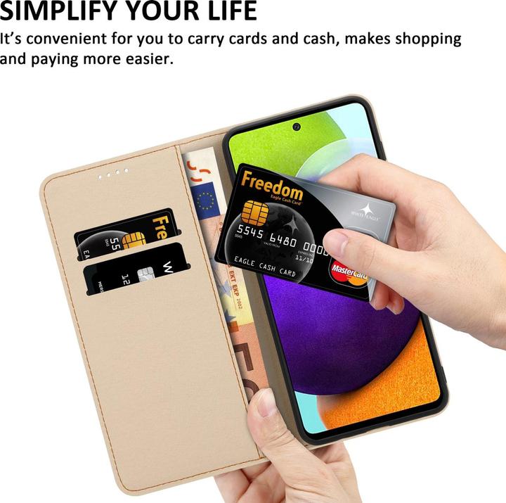Actual product image Cadorabo Book cover with print (Samsung Galaxy A52, Samsung Galaxy A52 5G, Samsung Galaxy A52s 5G)