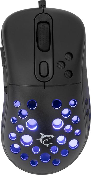 Actual product image White Shark Shark Gaming Mouse AZRAEL, 6D, 7200 dpi, Black (Cable)