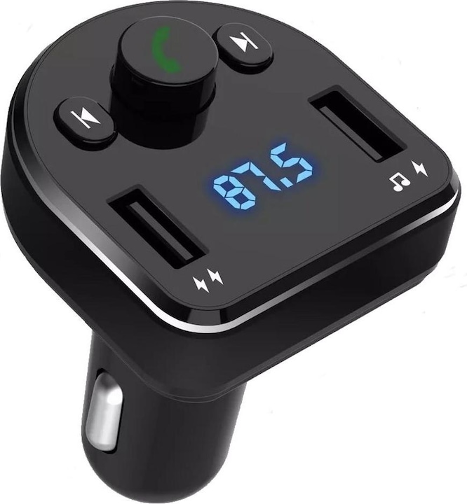 xO transmiter FM BCC01 Bluetooth MP3 car charger black