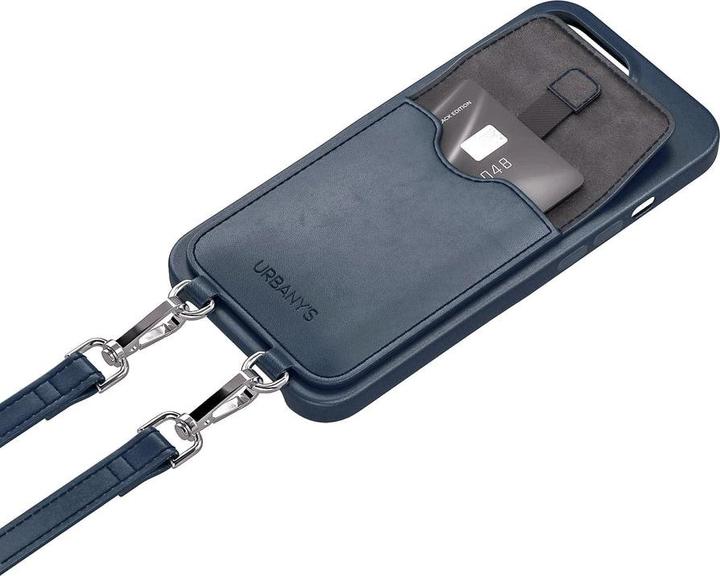 Produktbild Urbany's Necklace Case Handykette+ iPhone 16 Deep Sea, Grundfarbe