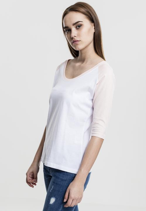 Immagine prodotto Urban Classics Tee Raglan 3/4 da donna a contrasto (XS)