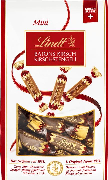 Actual product image Lindt Kirschstengeli Mini (130 g)