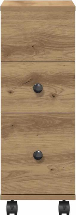 Produktbild vidaXL Badschrank Schmal mit Rollen