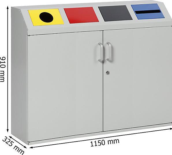 Produktbild eurokraft pro Wertstoffsammelschrank (50 l)