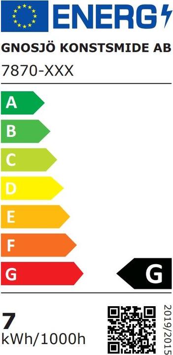 Label énergétique Konstsmide Crémone (360 lm, IP54)