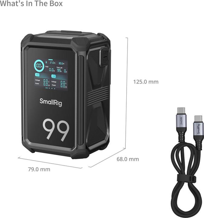 Actual product image SmallRig X-Touch Smart Triple-Proof V-Mount X99 (Camera battery)