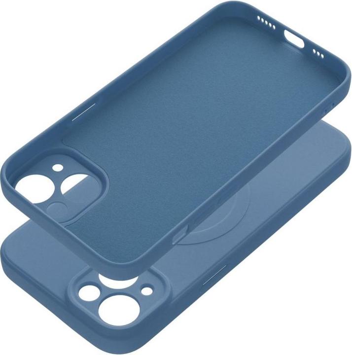 Produktbild OEM Back panel cover SILICONE MAG COVER case compatible with MagSafe for IPHONE 14 blue (Apple iPhone 14)