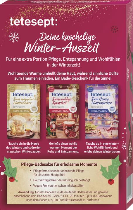 Image du produit Tetesept Pause Hivernale 3x60g (Sel de bain)
