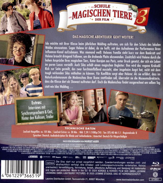 Actual product image The School of Magical Animals - Part 3 - BR (Blu-ray, 2024, German)