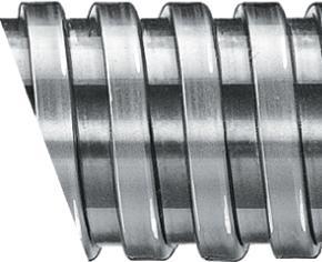 Actual product image Flexa Metal protection hose SPR-AS AD27 steel galvanised 10 metres 23.0 x 27.0m (Cable hole, 340 mm)