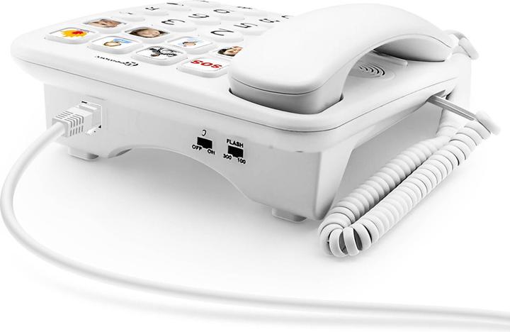 Productafbeelding Geemarc PhotoPHONE 110 - Versterkte telefoon met fototoetsen - wit