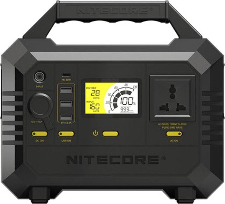 Produktbild Nitecore NES500 tragbares Stromaggregat fÃ¼r draussen (518 Wh, 6.20 kg)