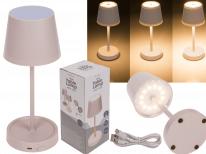Image du produit Out of the blue Rosafarbene Tisch-Lampe mit LED