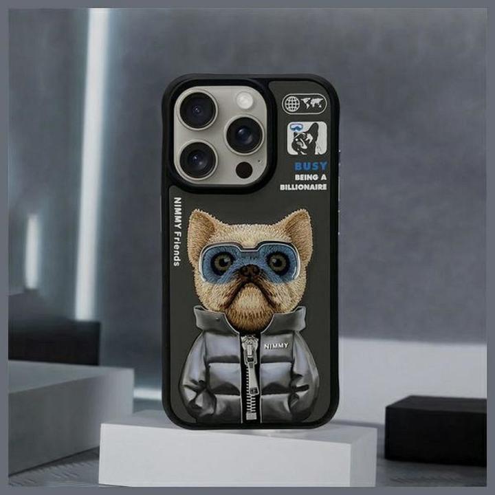 Immagine prodotto Audi Nimmy case iPhone 15 Pro Max 6.7" black Cool&Cute 2.0 Dog (Apple iPhone 15 Pro Max)